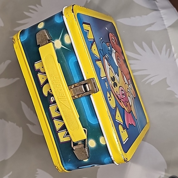 Vintage Aladdin 1980 PAC-MAN Video Game Metal Lunchbox - Picture 4 of 11